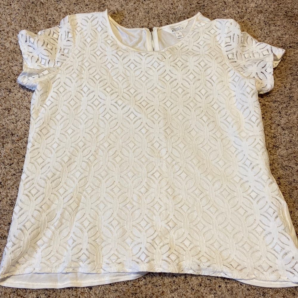 White lace tee
